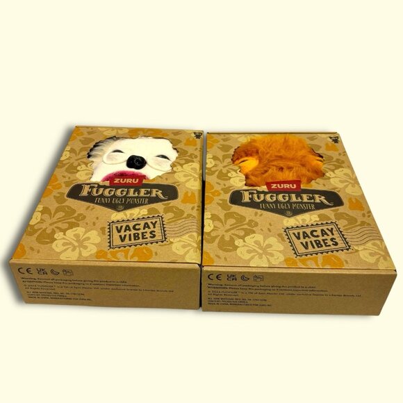 Zuru Fuggler Funny Ugly Monster Vacay Vibes Plushes Cream Hedge Grog Munch Munch - Picture 7 of 8